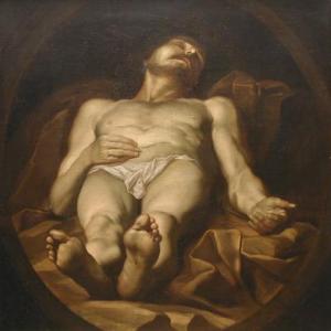 Halott Krisztus, ismeretlen festő 17. sz. Forrás: Pannonhalmi Főapátság gyűjteménye http://collections.osb.hu/cgi-bin/targy?targy=9&kep=dscn7940